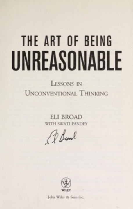 Cover of The Art of Being Unreasonable: Lessons in Unconventional Thinking