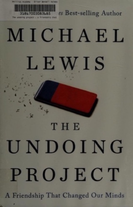 Cover of The Undoing Project: A Friendship That Changed Our Minds